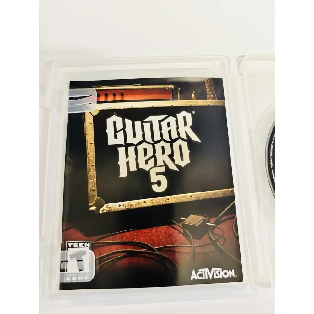 Guitar Hero 5 PS3 Sony PlayStation 3 (Activision, 2009) CIB Tested Works VG